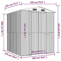Helloshop26 1.92×1.91×2.23 m - 3.67 m² pas cher