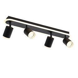 Nettlife 4 Spots LED - Noir