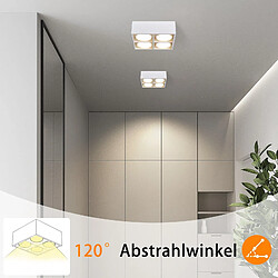 Nettlife Spot plafonnier LED - Blanc pas cher