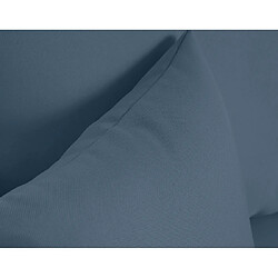 Bestmobilier Canapé panoramique Regala - Bleu pas cher