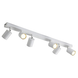 Nettlife Spot Plafond 6x GU10 Orientable - Blanc