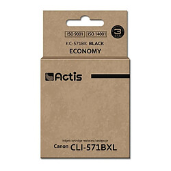 Actis KC-571Bk - Cartouche d'encre Blanc/Noir