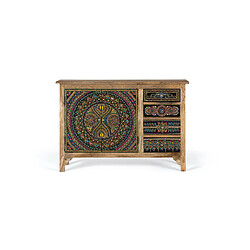 Giner y colomer Buffet bois manguier - Multicolore