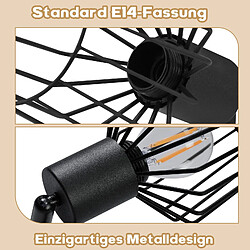 Acheter Nettlife Spot LED 3 lampes - Noir