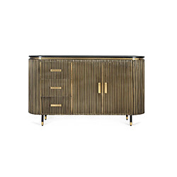 Giner y colomer Buffet manguier et bronze - Noir