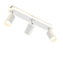 Nettlife 3 Spots LED - Blanc