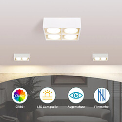 Avis Nettlife Spot plafonnier LED - Blanc