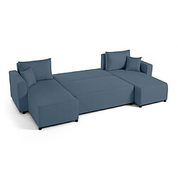Avis Bestmobilier Canapé panoramique Regala - Bleu
