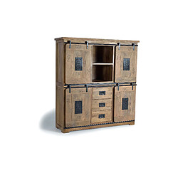 Giner y colomer Vaisselier manguier métal - Brun