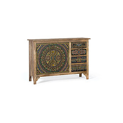 Giner y colomer Buffet bois manguier - Multicolore