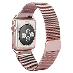 Phonecare Bracelet Milanais Apple Watch Ultra 2 - Rose Bracelet de montre - Boucle milanaise - Fermeture magnétique - Compatible Apple Watch Ultra 2 (2024)
