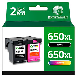 C000039479_123consommables pack cartouches encre HP 650XL - Noir et couleur
