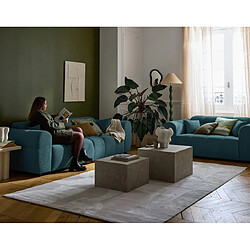 Acheter Lisa design Canapé droit 3 places - Bleu gris