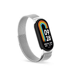PHONECARE Bracelet Milanais Magnétique pour Xiaomi Smart Band 9 - Gris