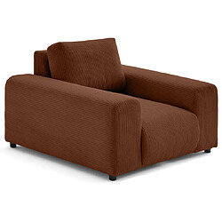 Lisa design fauteuil velours - Terracotta