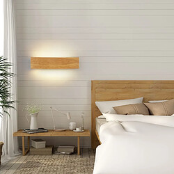 Avis NettLife - Applique murale LED bois 32 cm