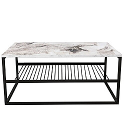 Concept Usine Table basse effet marbre MARBEL