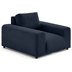 Lisa design Fauteuil Garance velours - Beige