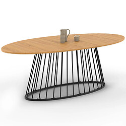 Idmarket MARKET Table à Manger YUNA - Ovale