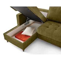 Avis Lisa Design Anna - canapé panoramique d'angle droit 7 places convertible avec coffre en velours