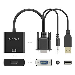 Acheter Aisens A115-0872 HDMI - 20 cm - Noir