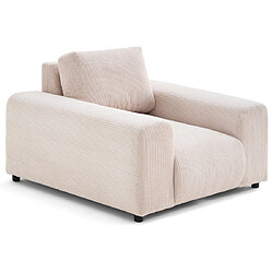 Lisa design fauteuil Garance - Beige