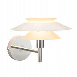 Nettlife Applique Métal Blanc - Bois