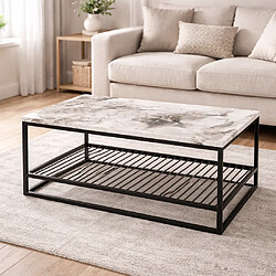 Concept Usine Table basse effet marbre MARBEL