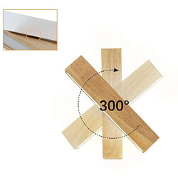 Acheter NettLife - Applique murale LED bois 32 cm