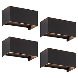 Nettlife 4 Lampes murales extérieures LED