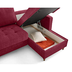 Avis Lisa Design Anna - canapé panoramique d'angle gauche 7 places convertible avec coffre en velours