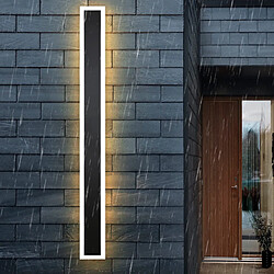 Nettlife Applique Extérieure LED - 100 cm Noir