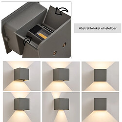 Acheter Nettlife applique LED murale - Gris