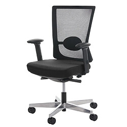 Decoshop26 Fauteuil de bureau ergonomique - Noir