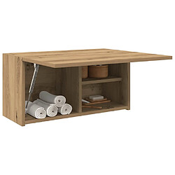 Acheter vidaXL Armoire murale de bain - Chêne artisanal