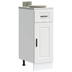 vidaXL Armoire de cuisine Porto blanc - Bois