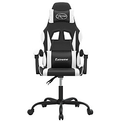 Avis VidaXL Chaise de Jeu - Noir/Blanc