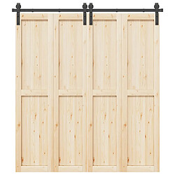 Vidaxl Kit de quincaillerie de porte coulissante 200 cm