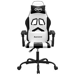 Avis VidaXL Chaise de Jeu - Blanc/Noir