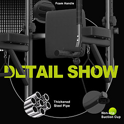 Avis Power Tower Dip Rattantree - Noir