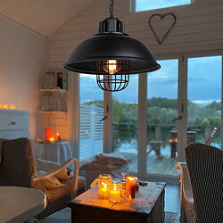 Avis Stoex suspension luminaire rétro - Noir