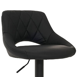 Avis Mendler Lot de 2 tabourets de bar - Noir