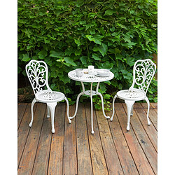 BELIANI Chaises de jardin TRIORA - Blanc
