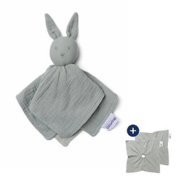 Doudou bébé You&Me réversible - Vert