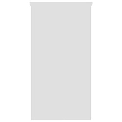 Bureau Compact 80 cm - bois blanc - helloshop26