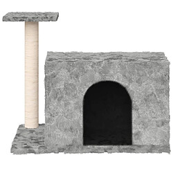 Arbre à chat Helloshop26 - 51 cm Gris