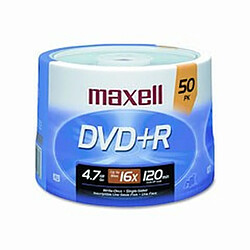 Maxell DVD+R 4,7 GB - 50 Unités