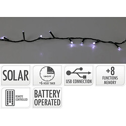Guirlande lumineuse LED Lifetime Blanc froid 6500K 10 m Solaire