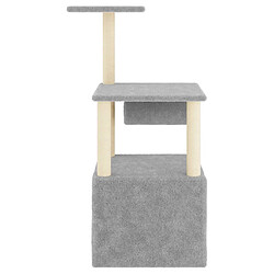 Arbre à chat helloshop26 - 109,5 cm, gris clair