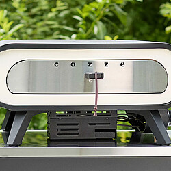 BigBuy Four à pizza au gaz rotatif avec thermomètre intégré et porte